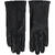 Lucy Glove Black M Leather glove women 