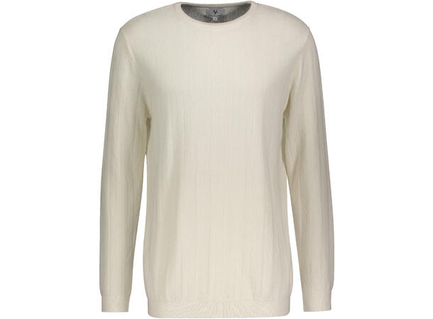 Sean Sweater offwhite L Herringbone pattern Sweater 