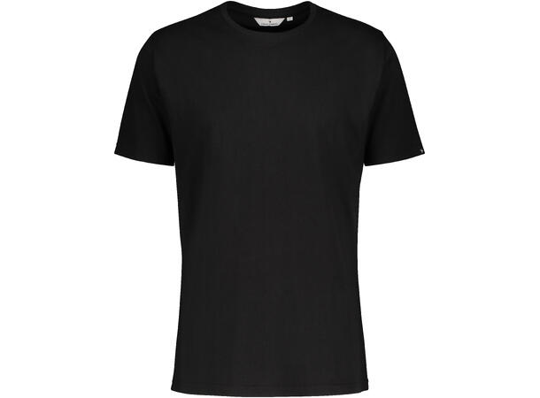 Niklas Basic Tee Solid Black M Basic cotton T-shirt 