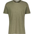 Niklas Basic Tee Deep Lichen Melange M Basic cotton T-shirt