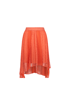 Laura Skirt Mesh panel plisse skirt