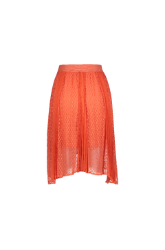 Laura Skirt Mesh panel plisse skirt