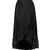 Scarlett Skirt Black S Shiny pattern ruffle skirt 