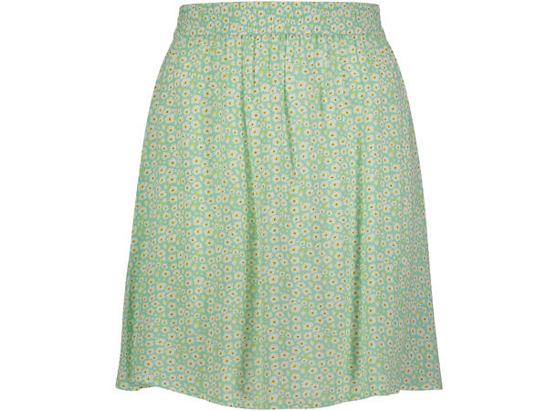 Dagny Skirt Mist green AOP M Basic viscose skirt 