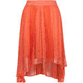 Laura Skirt Emberglow XL Mesh panel plisse skirt