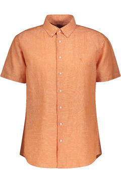 Edmund Shirt Melange linen SS shirt