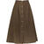 Angie Skirt Capers XS Linen button skirt 