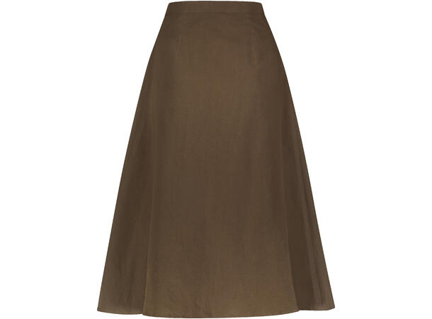 Angie Skirt Capers XS Linen button skirt 